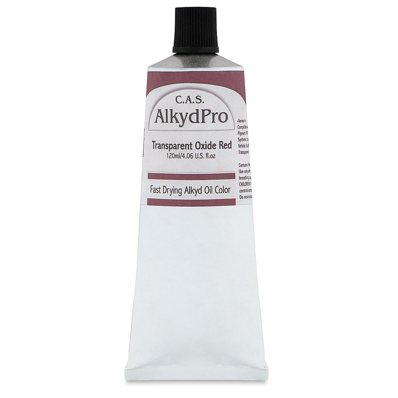CAS AlkydPro Fast-Drying Alkyd Oil Color - Transparent Oxide Red, 120 ml tube